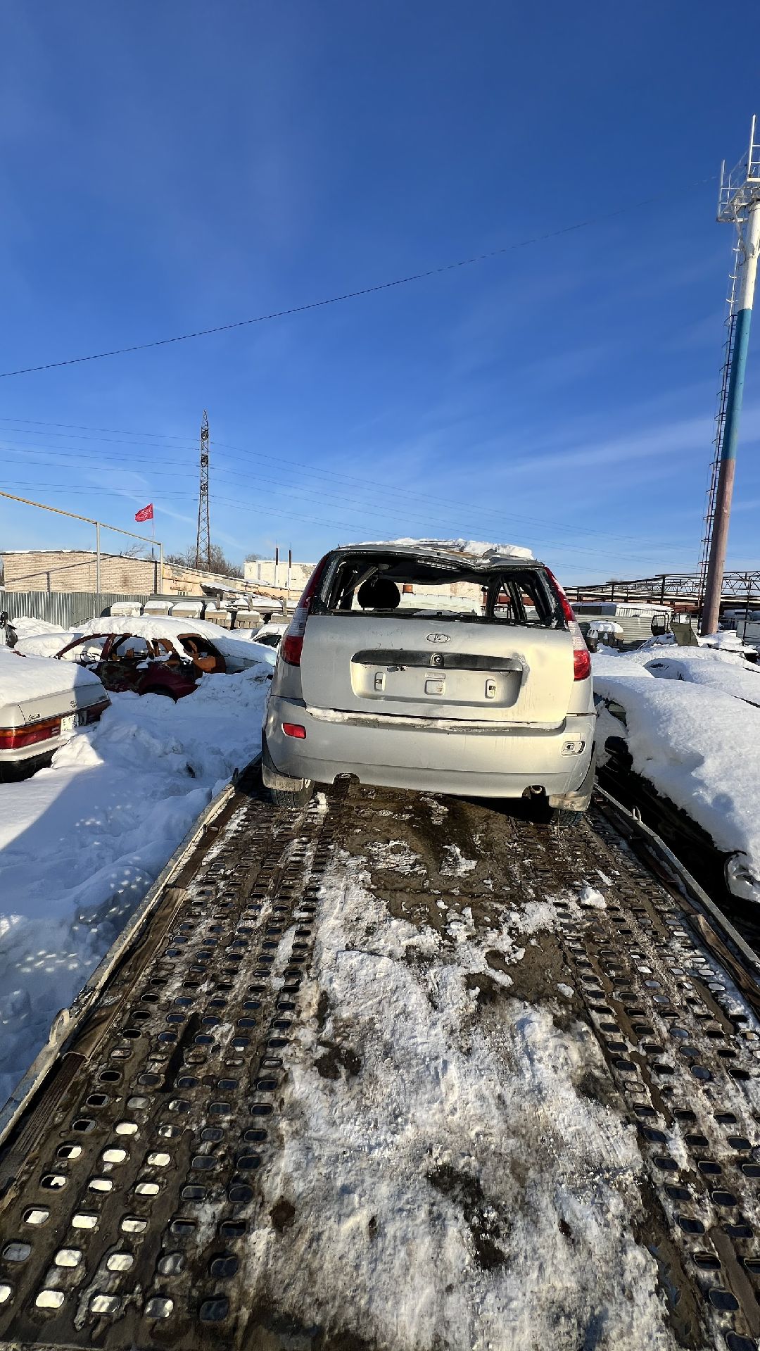 Автомобиль марки Лада Калина, 2011 г/в,  без г/н, VIN XTA111930B0147723