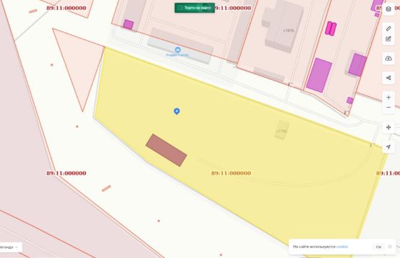 Объект незавершенного строительства с кадастровым номером 89:11:010303:918.