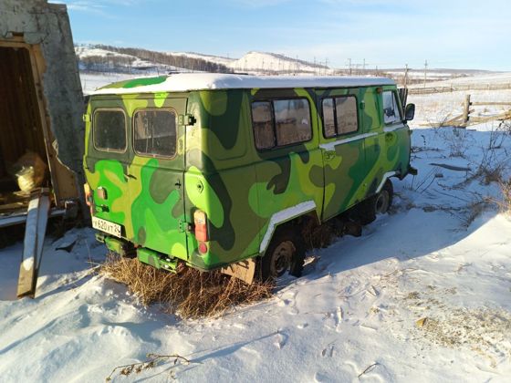 ТС УАЗ 3962, г/н У620ХТ24, кузов № 0018806, двигатель № 417 Б-Н, цвет хаки. Рабочее состояние и комплектность автомобиля не проверялось. Находится в г. Шарыпово, данное имущество обращено в доход государства (Документы отсутствуют). Повторная реализация в связи с отказом покупателя. (2482/25)