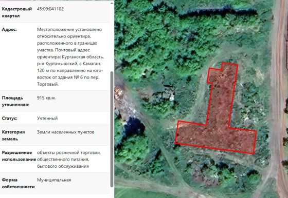 Размер ежегодной арендной платы (земельный участок с кадастровым номером 45:09:041102:987)