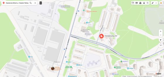 Доля в праве общей долевой собственности (1/2 доли) на жилое помещение «комната» площадью 11,1 кв.м., этаж № 7, кадастровый номер 43:42:300057:1390, расположенное по адресу: Кировская область, г. Кирово-Чепецк, ул. Сосновая, д. 3/1, кв. 14, пом. 6,8