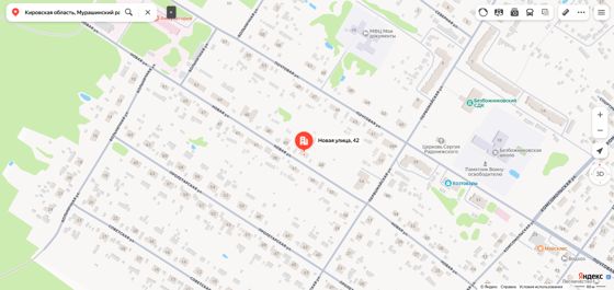 Доля в праве общей долевой собственности (1/3 доли) на жилое помещение «квартира» площадью 42,9 кв.м., этаж № 1, кадастровый номер 43:18:330102:306, расположенное по адресу: Кировская область, Мурашинский район, п. Безбожник, ул. Новая, д. 42, кв. 2.