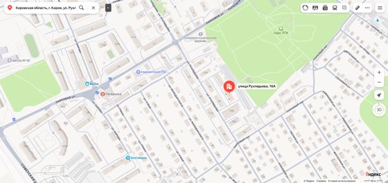 Доля в праве общей долевой собственности (32/100 доли) на жилое помещение «квартира» площадью 79,2 кв.м., этаж № 2, кадастровый номер 43:40:000867:187, расположенное по адресу: Кировская область, г. Киров, ул. Рухлядьева, д. 16А, кв. 4