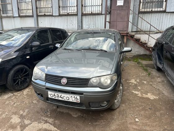 Продажа Автомобиля Fiat 178CYN1A  Albea, 2011 г., VIN XU3178000СZ147151, гос.номер О684СО116RUS, номер двигателя 350А1000 6542850, кузов номер XU3178000CZ147151, цвет кузова серый хроно, мощность двигателя 77,6 л.с., тип двигателя - бензиновый, физический износ 69,7%, техническое состояние условно пригодное.