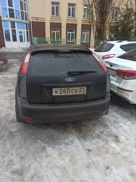 АМТС Форд Фокус, 2007 г.в., г/н К260СЕ21, VIN WF05XXWPD57T65315, цвет черный
