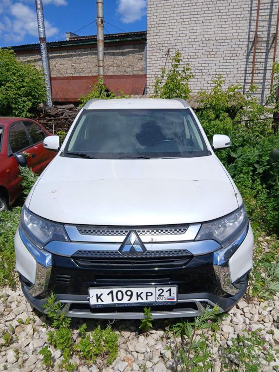 АМТС Mitsubishi Outlander, 2019 г.в., г/н К109КР21, VIN Z8TXTGF2WKM015626, цвет белый