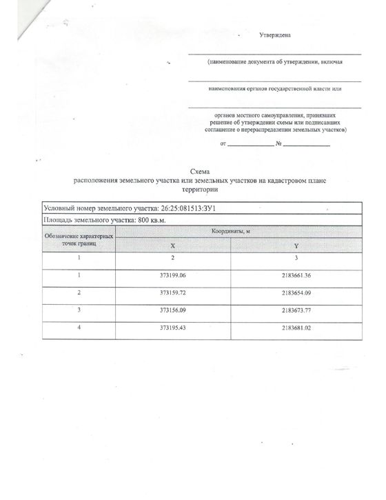 Земельный участок, ориентировочной площадью 800 кв. м, кадастровый квартал 26:25:081513, местоположение: Российская Федерация, Ставропольский край, Георгиевский муниципальный округ, ст. Лысогорская, ул. Казачья, между № 71 и № 75, категория земель – земли населенных пунктов, разрешенное использование – для индивидуального жилищного строительства