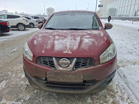 АМТС Ниссан Кашкай, 2013 г.в., г/н М629ЕС21, VIN SJNFAAJ10U2806408, цвет красный