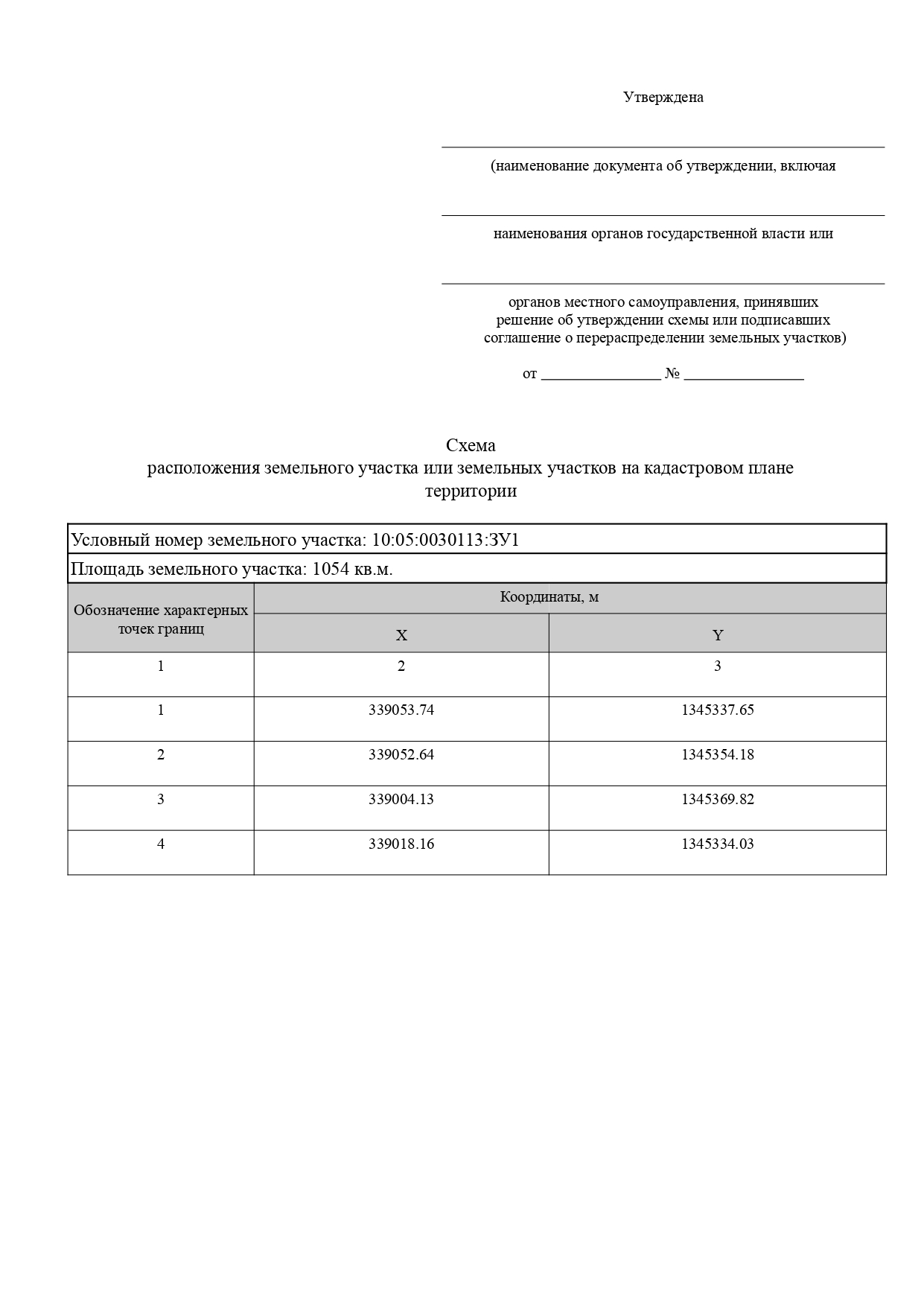 . Земельный участок из земель населенных пунктов в кадастровом квартале 10:05:0030113