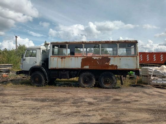 Открытый аукцион по продаже транспортного средства автобус вахтовый 4208 на шасси КАМАЗ