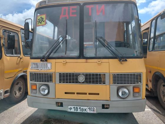 Автобус ПАЗ 32053-70, 2013 года выпуска, VIN: Х1М3205ВХD0004771, № двигателя: D1006419, гос. номер Р 181 ВК 102, цвет кузова: желтый