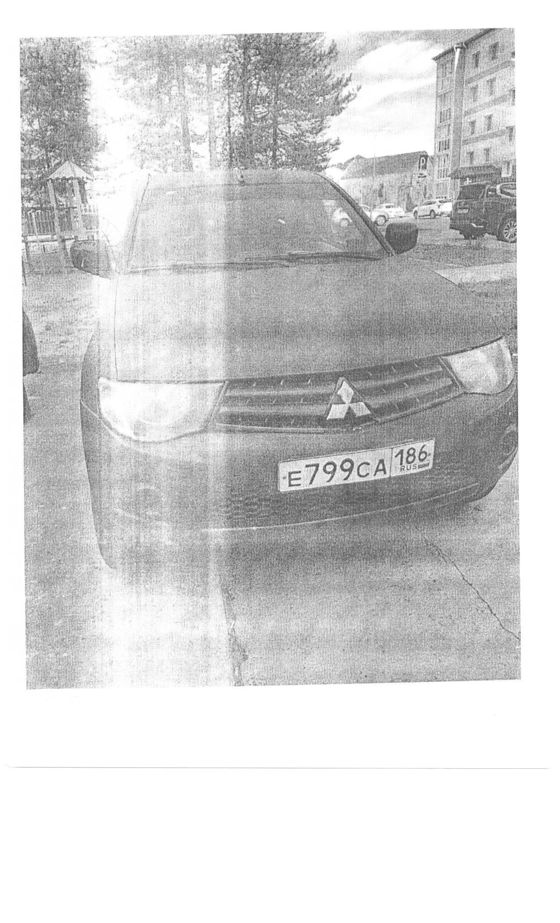 Транспортное средство, грузовой бортовой MITSUBISHI L200 2.5, 2013 г.в., г/н Е799СА186, VIN MMCJNKB40FDZ02868,  рег. № 26-348