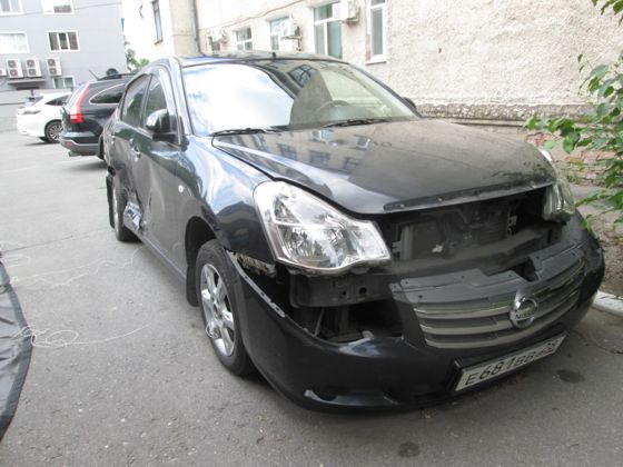 Автомобиль легковой NISSAN ALMERA, идентификационный номер (VIN) Z8NAJL01053303529, год изготовления 2015, государственный регистрационный знак Е681BB28; модель, номер двигателя: К4МС697 D083631; номер кузова (кабины, прицепа): Z8NAJL01053303529; шасси  (рама) № отсутствует; цвет кузова: черный. Адрес (местоположение) – Амурская область, город Белогорск.