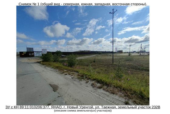 Земельный участок с кадастровым номером 89:11:010206:377