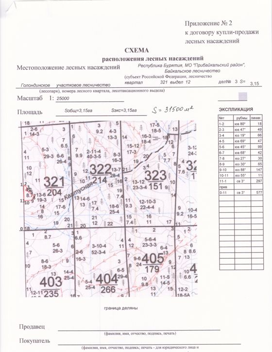 Право заключения договора купли-продажи лесных насаждений, расположенных на землях лесного фонда, для осуществления заготовки древесины субъектами малого и среднего предпринимательства. Байкальское лесничество, Голондинское  участковое лесничество,  квартал 321,  выдел 12   площадь 3,15 га