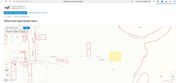 Продажа земельного участка, государственная собственность на который не разграничена, расположенного на территории Рассказовского муниципального округа Тамбовской области с кадастровым номером 68:15:0301002:229