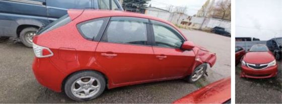втомобиль марки субару импреза, год выпуска не установлен, г/ Р678ХУ750.