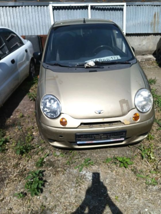 Автомобиль марки DAEWOO MATIZ MX г.р.з. A568BB172 регион, VIN XWB4A11CD8A151257 (ключи и документы отсутствуют, техническое состояние не проверялось, пробег не известен). Имущество продается в том виде, в каком оно есть, в случае продажи возврату/обмену не подлежит. За скрытые дефекты имущества Продавец ответственности не несет.