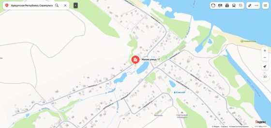 Земельный участок площадью 2337 кв. м, категория земель – земли населенных пунктов, виды разрешенного использования – для ведения личного подсобного хозяйства, кадастровый номер  18:18:052001:251; дом площадью 58,5 кв. м, назначение – жилой дом, кол-во этажей – 1 (в том числе подземных – 0), кадастровый номер 18:18:023001:265; баня, назначение – нежилое, площадь 50,2 кв. м., кадастровый номер 18:18:052001:255,  местонахождение: Удмуртская Республика, Сарапульский р-н,д. Межная, ул. Малая, д, 17