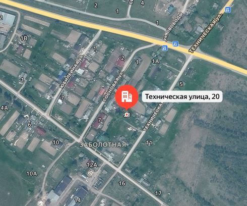 Земельный участок, земли населенных пунктов, гараж, пл.3205+/-11,38кв.м., кад.№81:05:0013005:17, соб-к: Марусич В. В., адрес: Пермский край, МО Юсьвинский, с.Юсьва, ул.Техническая, 20