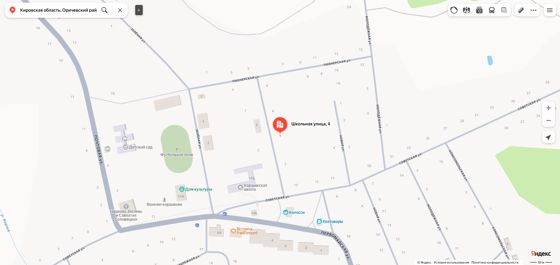 Доля в праве общей долевой собственности (1/3 доли) на жилое помещение «квартира» площадью 57,2 кв.м., этаж № 2, кадастровый номер 43:24:090301:734, расположенное по адресу: Кировская область, Оричевский район, с. Коршик, ул. Школьная, д. 4, кв. 6