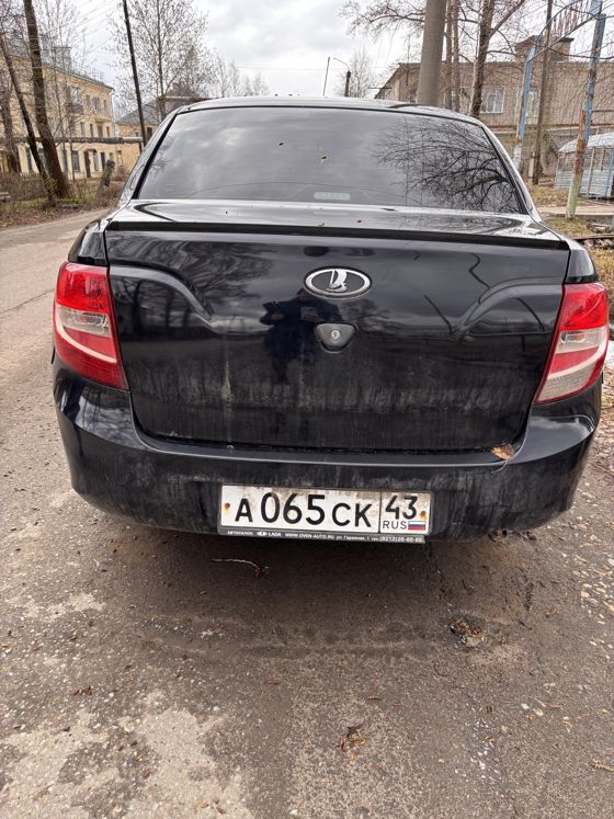Легковой автомобиль Лада Гранта, 2014 г.в., г/н А065СК43, XTA219010E0242254, сине-черного цвета