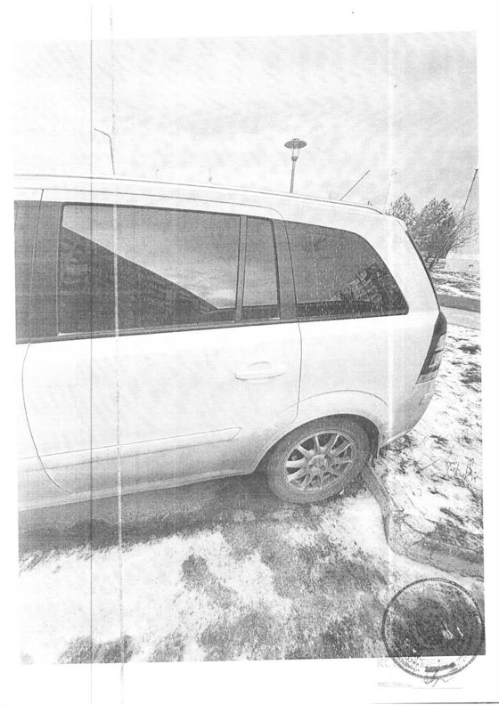 Транспортное средство легковой универсал  OPEL ZAFIRA, 2012 г.в, г/н А884СЕ172, vin XWF0AHM75D0001579, рег.№ 72-012032