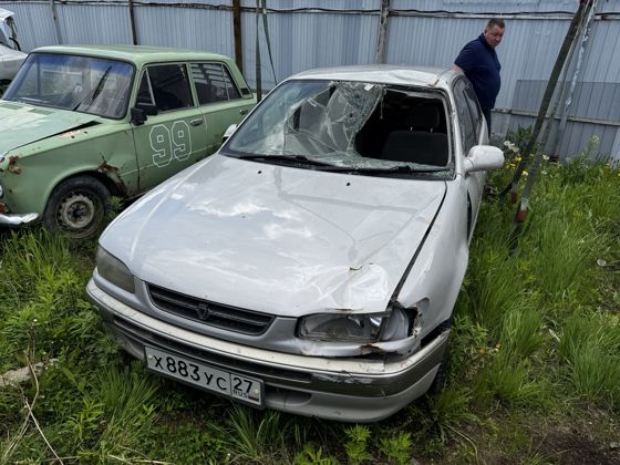 Автомобиль марки Toyota Corolla гос номер Х883УС27, 1989 г.в., № кузова NCP815225861.