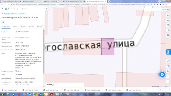 Земельный участок с кадастровым номером 24:55:0401001:3259