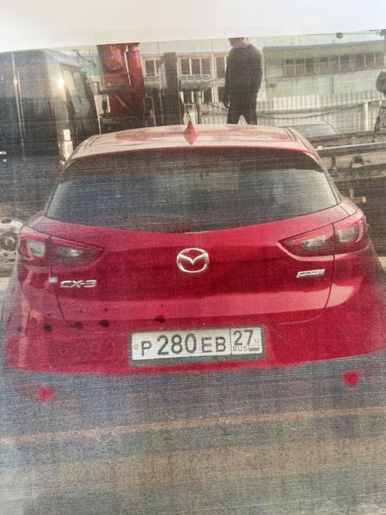 Автомобиль марки Mazda СХ, документы и ключи отсутствуют