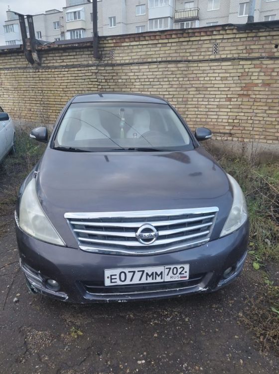 Ниссан Теана г/н Е077ММ702, VIN Z8NBBUJ328S001605, 2009 г.в., цвет темно-серый 1 Штука (шт)