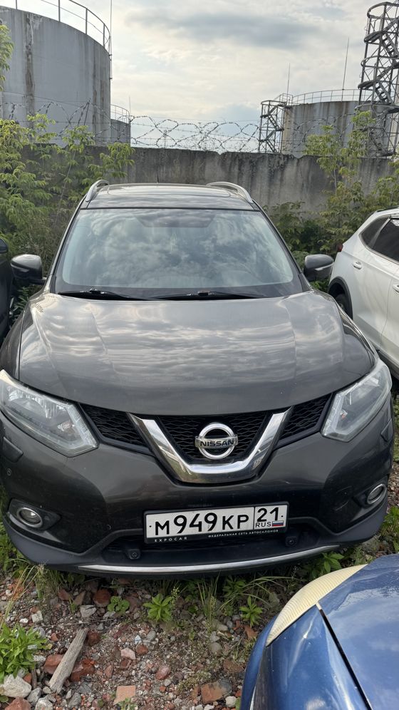 АМТС NISSAN X-Trail, г/н М949КР21, VIN Z8NTANT32ES038207, оливкового цвета, 2016 г.в.