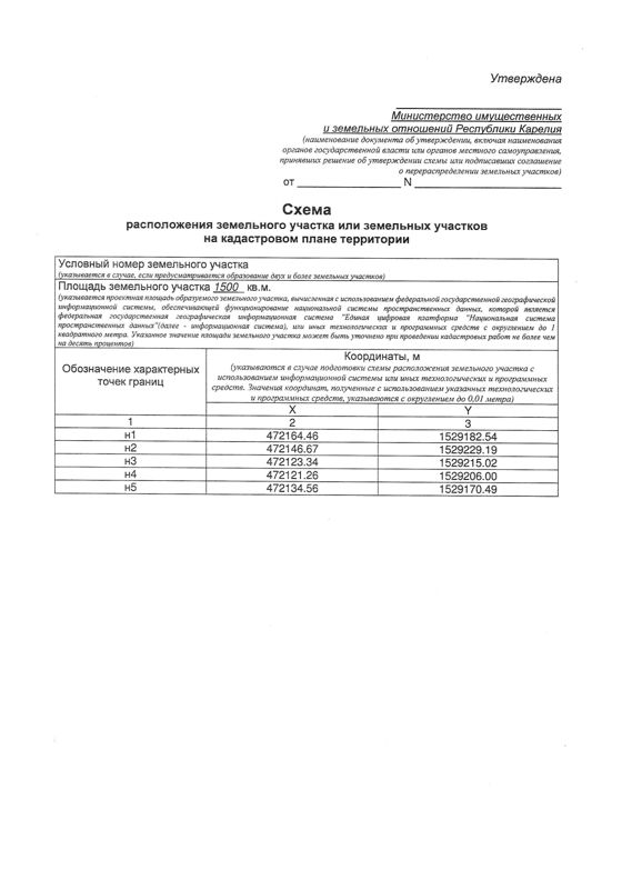 Земельный участок в кадастровом квартале 10:13:0060101, площадью 1500 кв.м.