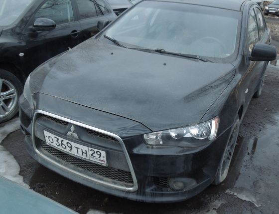 Автомобиль марки "Мицубиси Лансер" ,грз; О369ТН/29, VIN: JMBSRCY2A8U010484, 2008 года выпуска