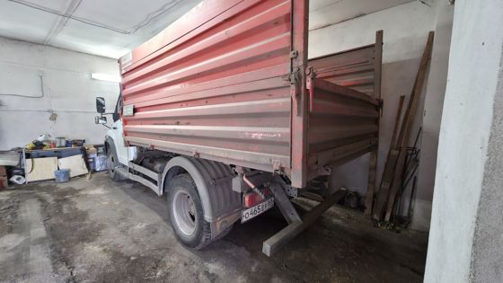 Грузовой самосвал ГАЗ САЗ 2507, 2018 г.в., гос. номер О465ЕУ68, цвет белый, VIN X3E250700J0001689