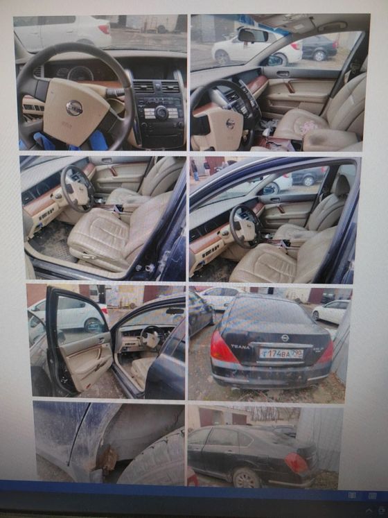 Высвобождаемое движимое имущество (автотранспортное средство легковой седан, Nissan Teana JNIBAUJ31U0001149 2006г. Т 174 ВА 790)