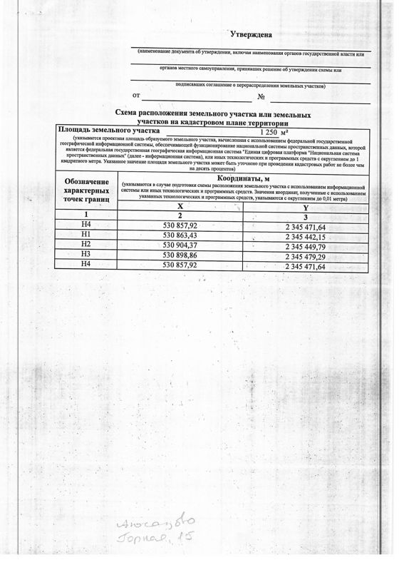 д. Аюсазово, ул. Горная, з/у 15, с условным номером 02:01:122001:ЗУ1, площадью 1250 кв.м.