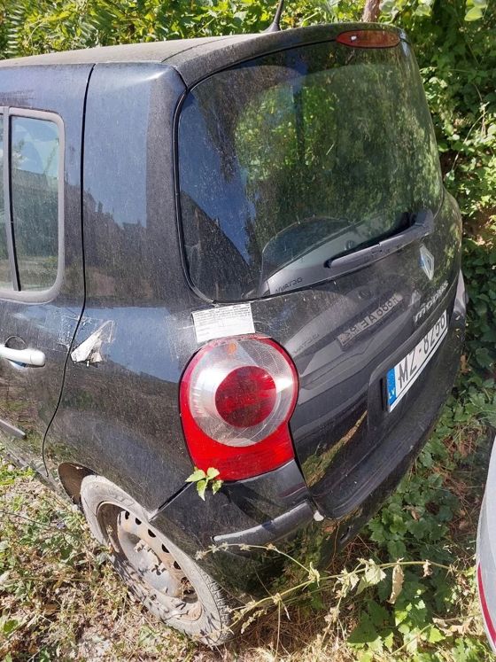 Автомобиль RENAULT MODUS, 2007 года выпуска, государственный регистрационный знак Латвии MZ8256, VIN: VF1JPOBOA37836375.