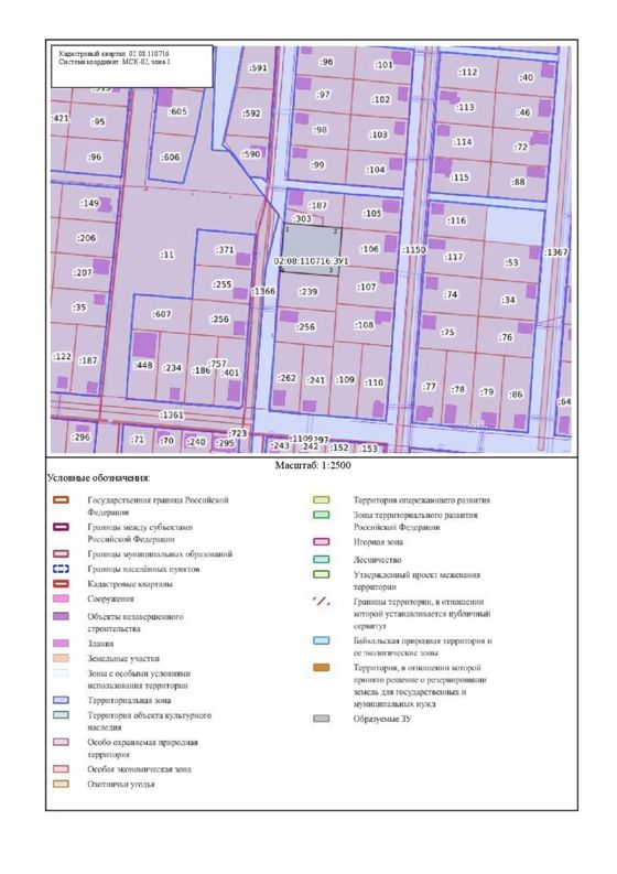 Предоставление в аренду земельного участка с кадастровым номером 02:08:110716:ЗУ1