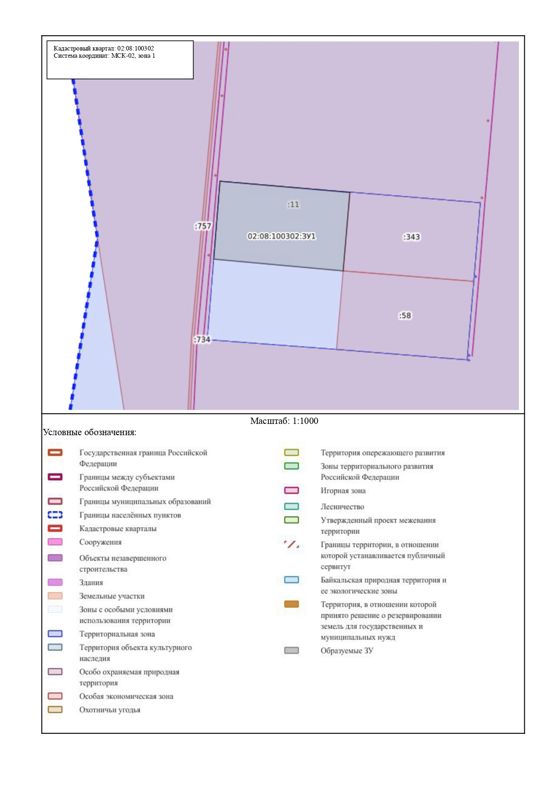 Предоставление в аренду земельного участка с кадастровым номером 02:08:100302:ЗУ1