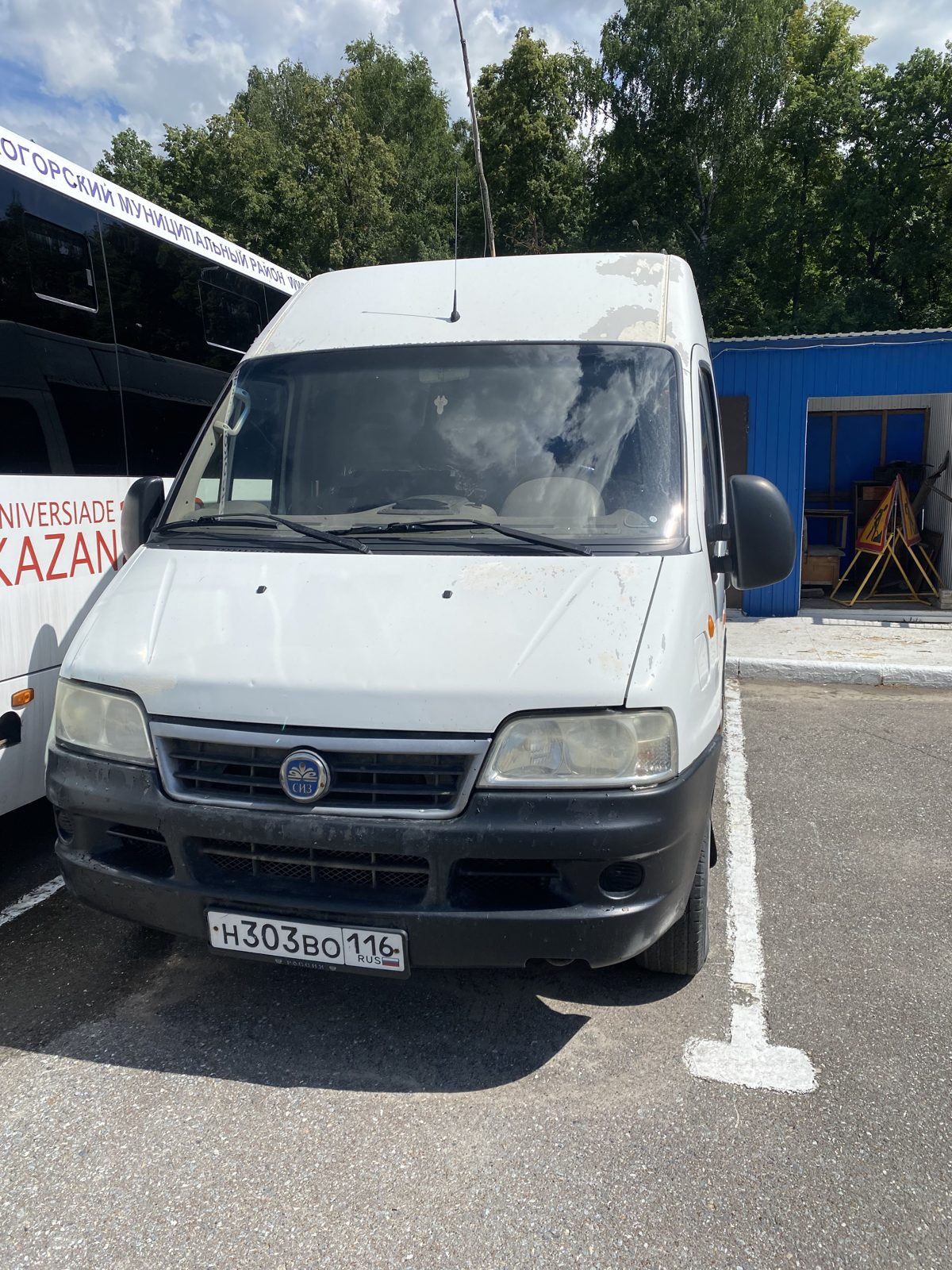 Транспортное средство  Fiat DUCATO, цвет кузова - белый, VIN Z7G244000AS020805, государственный номер Н303ВО 116, цвет кузова – белый, 2010 года выпуска