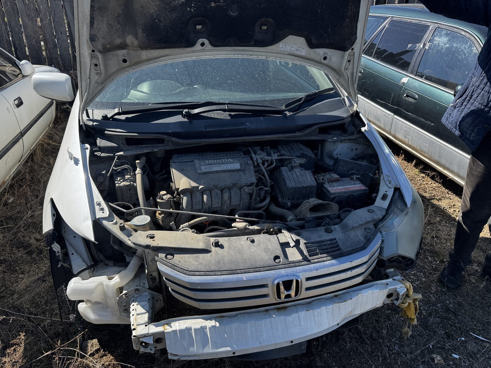 Автомобиль марки Honda Insight гибрид, г/н Н429ТС/125 ,2010 г.в., № кузова ZE21212156, цвет белый
