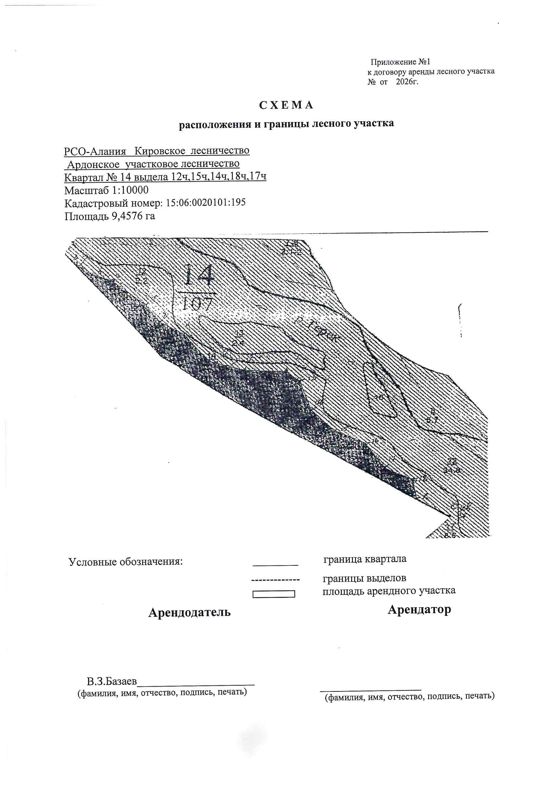 Аренда земельного участка 9,46 га, сельхозназначение, Северная Осетия