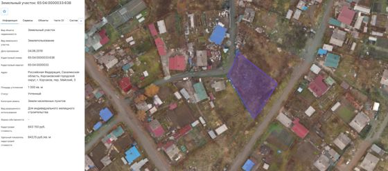Аренда земельного участка 10 сот., ИЖС, Корсаков