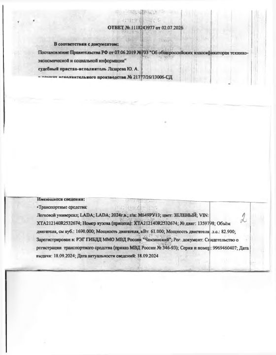 LADA, 2024