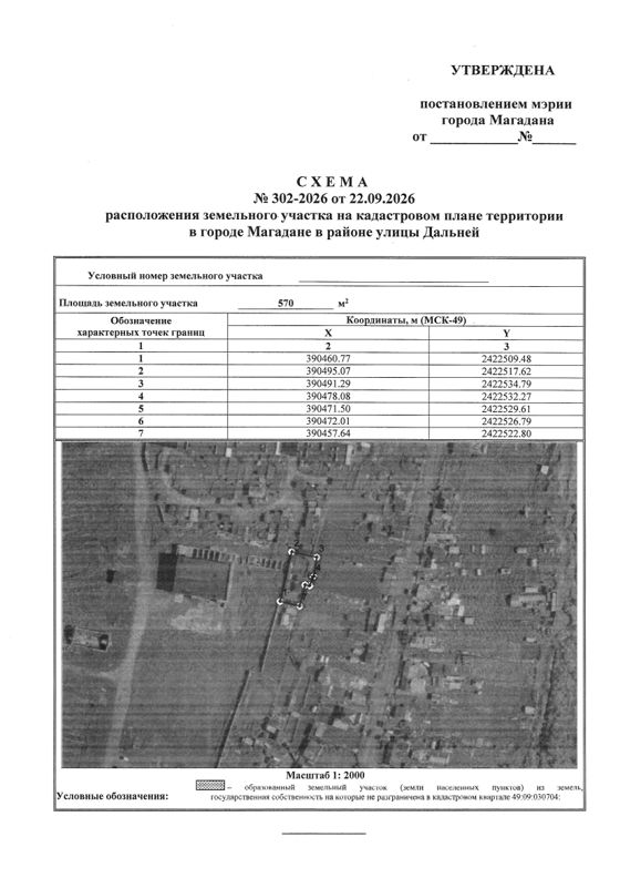 Аренда земельного участка 5,7 сот., ИЖС, Магаданская обл.