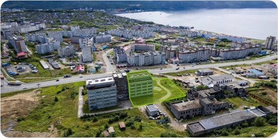 Объект незавершённого строительства 4 662 м², Магадан