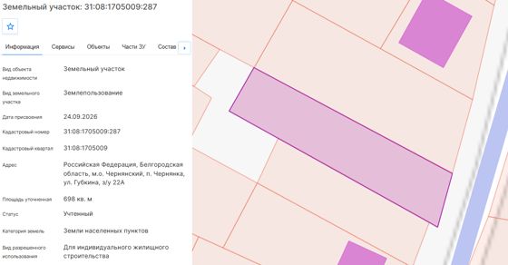 Аренда земельного участка 7 сот., ИЖС, Белгородская обл.