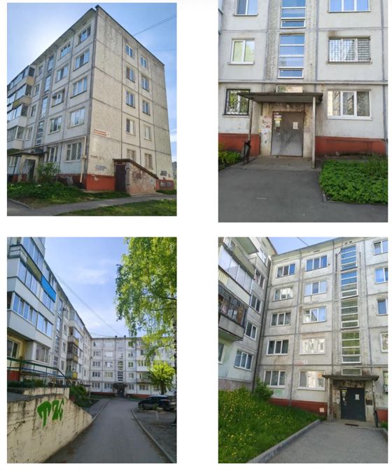 1/4 доли в 3-комнатной квартире 63,8 м², Ижевск