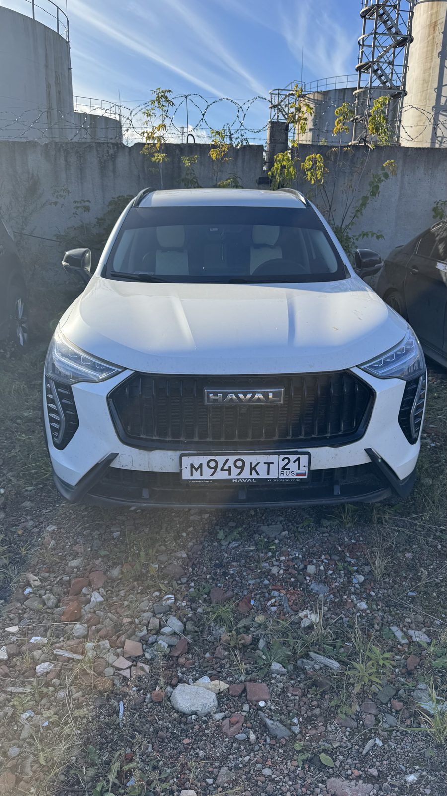 АМТС HAVAL JULION, 2024 г.в., г/н М949КТ21, VIN XZGEE04A7RA520313, белого цвета